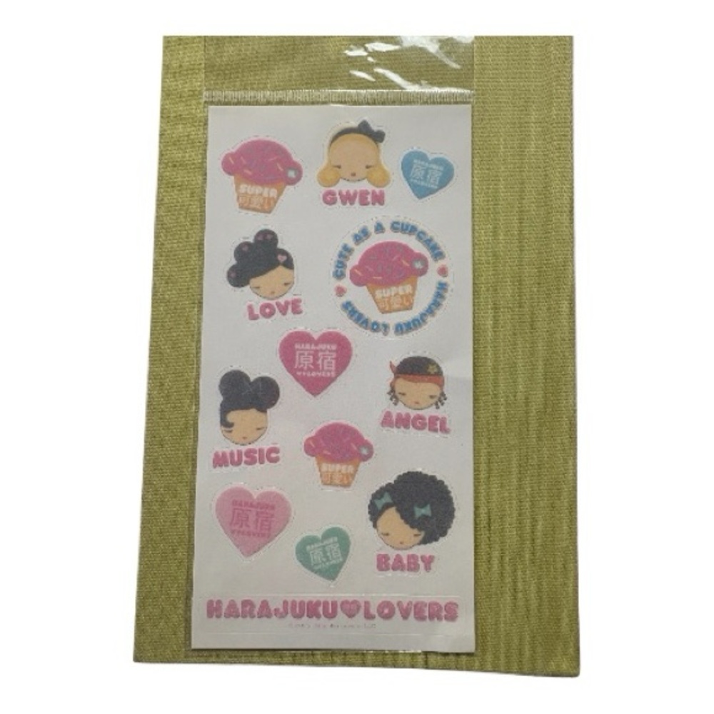 Vintage Harajuku Lovers Stickers- Gwen Stefani (2006 Y2K)